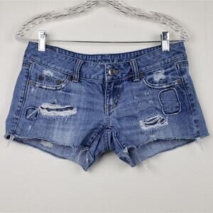 American Eagle | Distressed Jean Shorts-Size 4